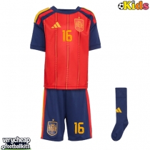 Spain Rodri Hernandez #16 Replica Home Minikit World Cup 2026 Short Sleeve (+ pants)